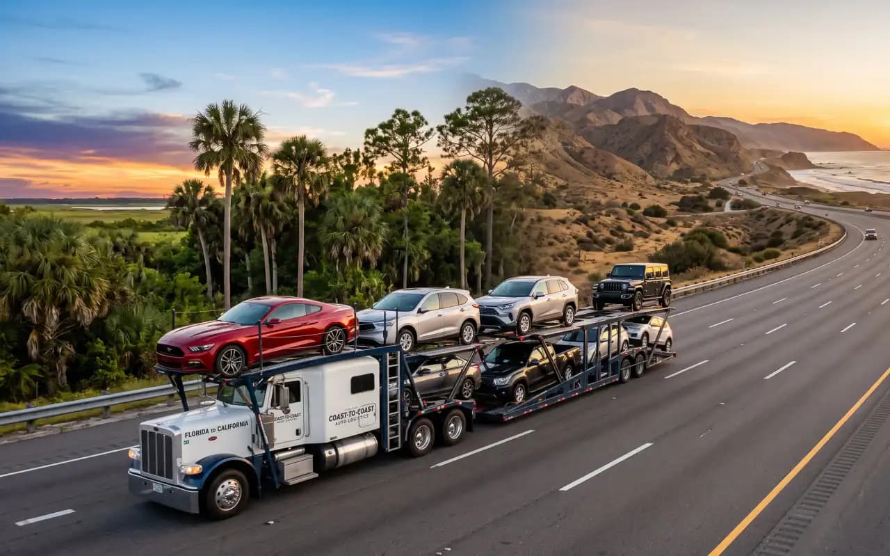 Cost to Ship a Car From Florida to California (2026)